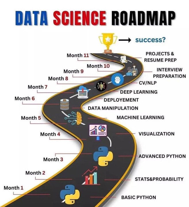 Data Science Roadmap 2025 – Complete Step-by-Step Guide for Beginners